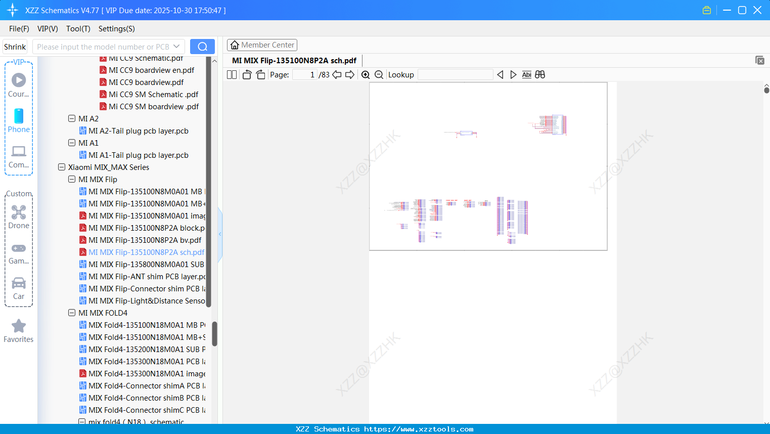 Xiaomi MI MIX Flip-135100N8P2A Sch
